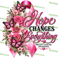 Hope Changes Everything – Breast Cancer Awareness PNG