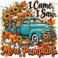 I Came. I Saw. I Bought More Pumpkins. PNG