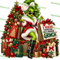 I Shop Therefore I’m a Bougie Grinch – Glam Grinch PNG