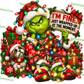 I'm Fine Just Wrapped Up at the Moment – Mr. Grinch PNG