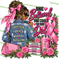 She Believed She Could So She Did – Breast Cancer Survivor PNG