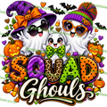 Squad Ghouls — Halloween Ghost Squad PNG